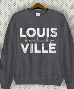 Vintage Louisville Sweatshirt, Distressed Louisville Sweatshirt, Louisville Gift, College Student
