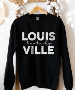 Vintage Louisville Sweatshirt, Distressed Louisville Sweatshirt, Louisville Gift, College Student
