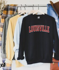 Vintage Louisville Sweatshirt, Louisville Fan Crewneck Sweatshirt, Distressed Louisville Sweatshirt, Louisville Gift, College Student gift