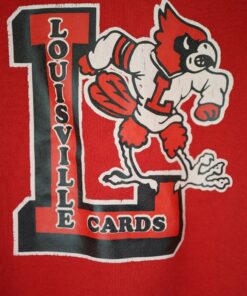 Vintage Louisville Sweatshirt, U Of L University Of Louisville Raglan Sweatshirt - 80s Vintage