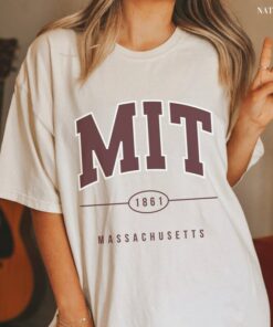 Vintage Massachusetts Grad College Varsity Student School, MIT Shirts