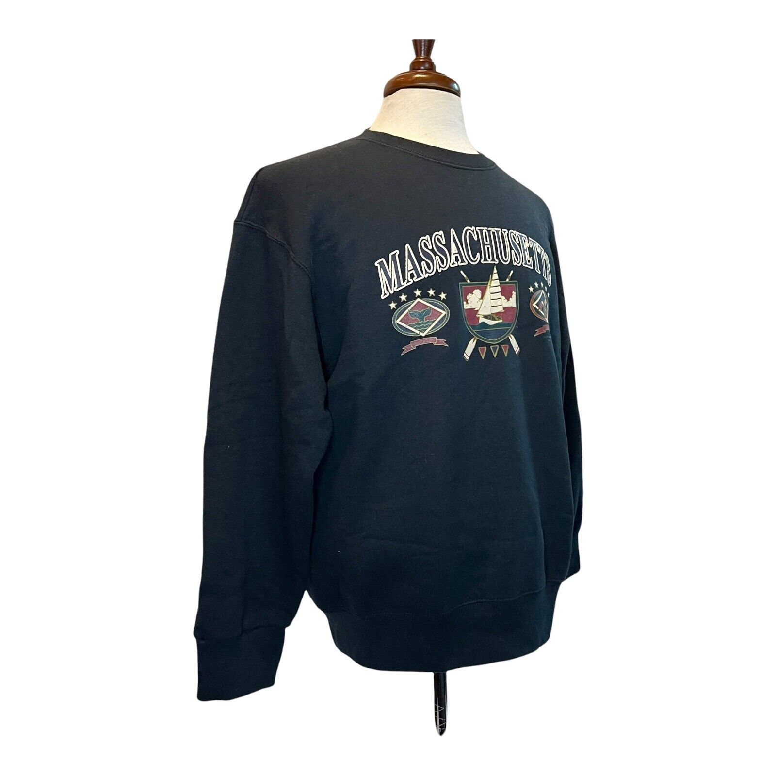 Vintage Massachusetts Womens Sweatshirt