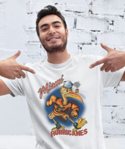 Vintage Miami Hurricanes Shirt Unisex Heavy Cotton For Men Women Reprint