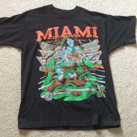 Vintage Miami Hurricanes T Shirt Gift For Fans