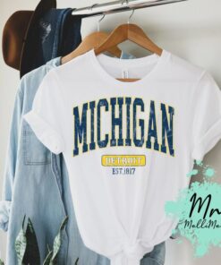 Vintage Michigan Shirt, Michigan Fan Crewneck, Distressed Michigan Shirt, Michigan Gift, College Student gift, Michigan Shirts