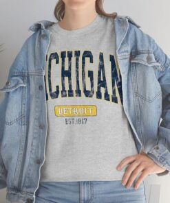 Vintage Michigan Shirt, Michigan Fan Crewneck, Distressed Michigan Shirt, Michigan Gift, College Student gift, Michigan Shirts