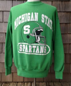 Vintage Michigan State Spartans University Football Sweatshirt, MSU Sweatshirt, Vintage 90s Shirt, Tshirt, Hoodie
