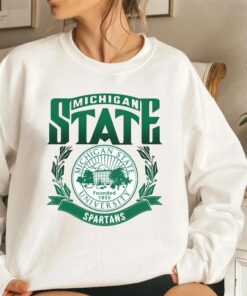 Vintage Michigan State Sweatshirt, Michigan State University Hoodie Shirt