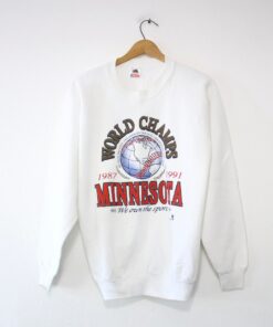 Vintage Minnesota Twins Baseball World Series Champions 1991 Sweatshirt