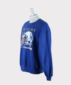 Vintage NCAA 90s Kentucky Wildcats Grey Graphic Sweatshirt