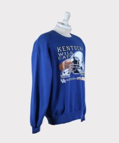 Vintage NCAA 90s Kentucky Wildcats Grey Graphic Sweatshirt