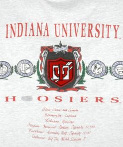 Vintage NCAA Indiana Hoosiers Big Logo T-Shirt, Indiana Hoosiers Shirt, Indiana University Bloomington, Unisex Shirt, Vintage Shirt