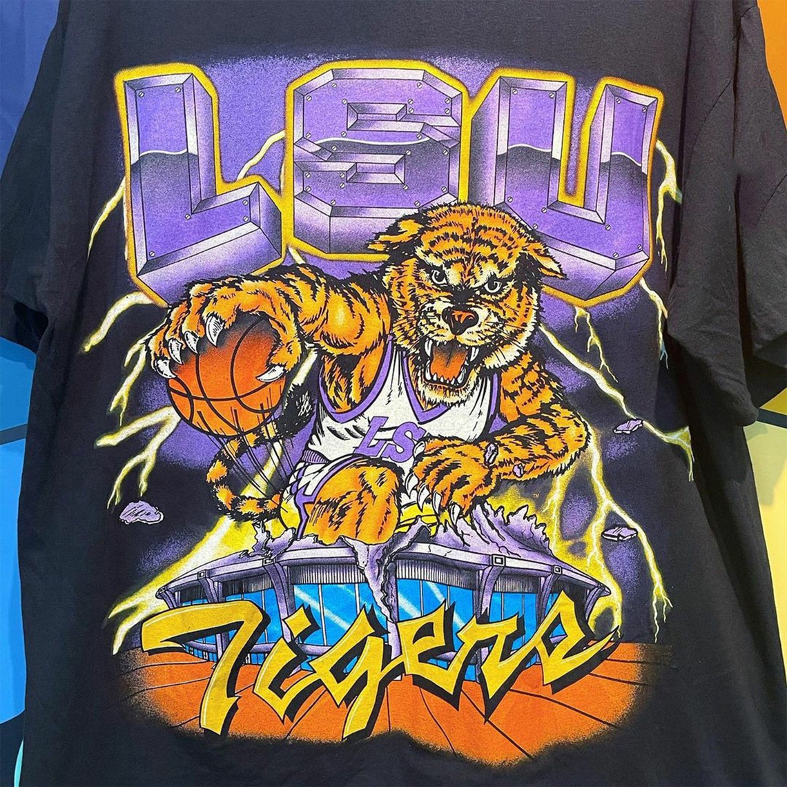 Vintage NCAA LSU Tigers Shirt, Louisiana State University Shirt