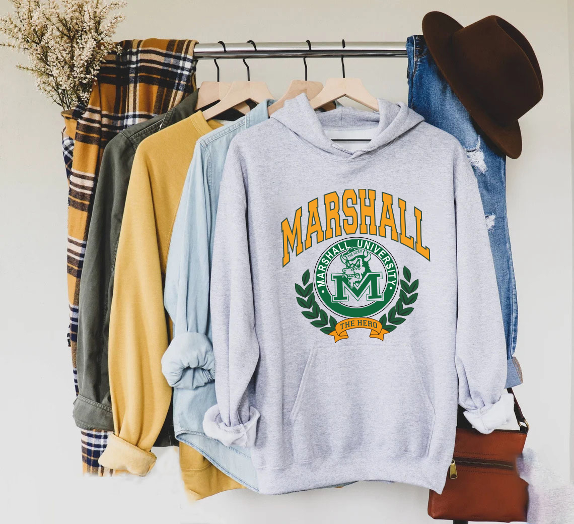 Vintage NCAA Marshall University The Herd Logo Sweatshirt, Marshall Thundering Herd Shirt, Marshall University, Unisex Shirt - Image 2