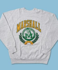 Vintage NCAA Marshall University The Herd Logo Sweatshirt, Marshall Thundering Herd Shirt, Marshall University, Unisex Shirt