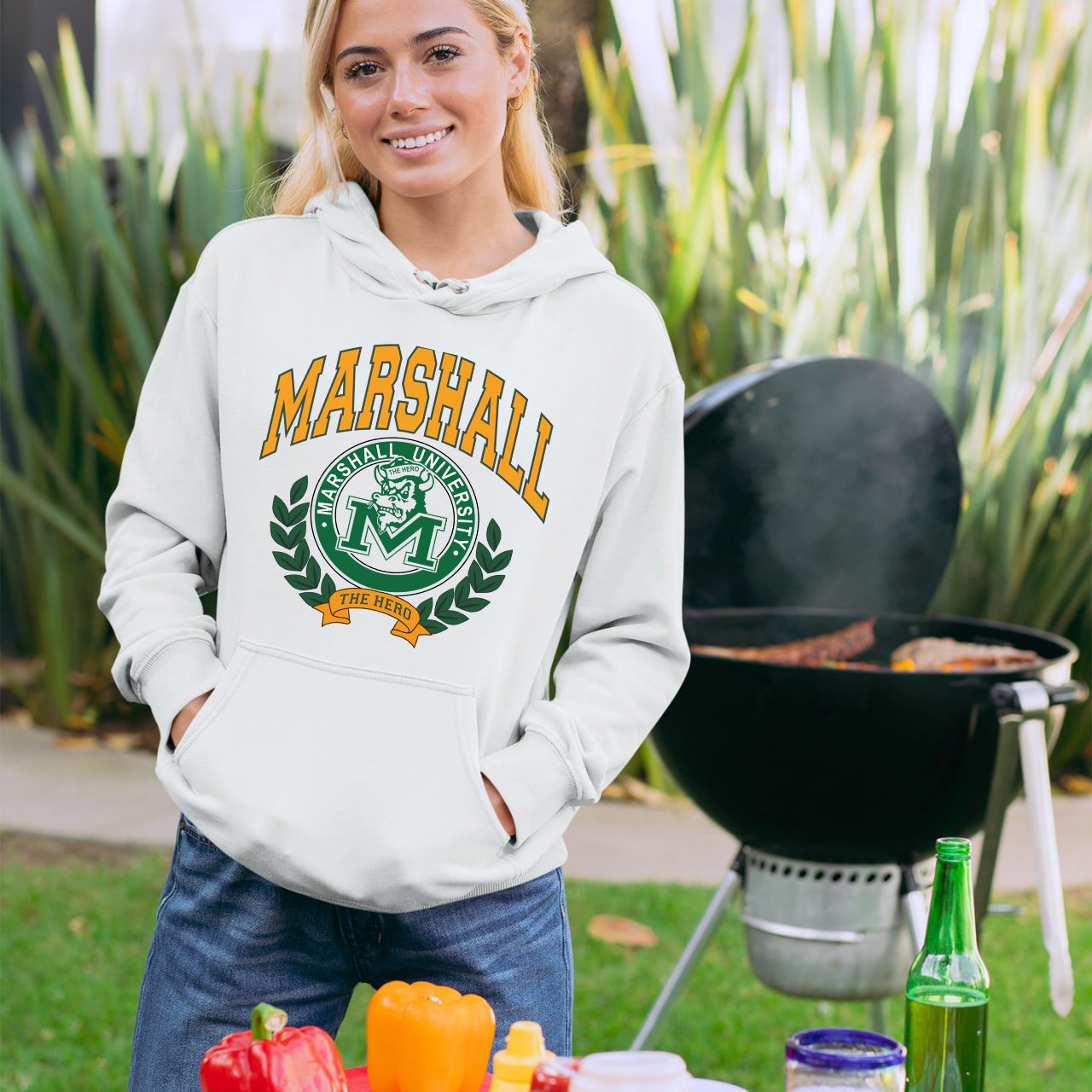 Vintage NCAA Marshall University The Herd Logo Sweatshirt, Marshall Thundering Herd Shirt, Marshall University, Unisex Shirt - Image 3