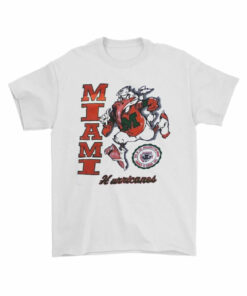 Vintage NCAA Miami Hurricanes Mascot T-Shirt Unisex Reprint Sweatshirt