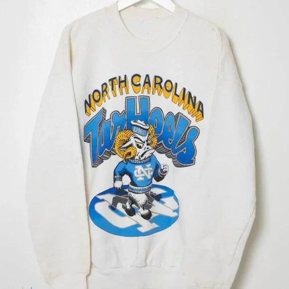 Vintage NCAA North Carolina Tar Heels Sweatshirt, University Of North Carolina
