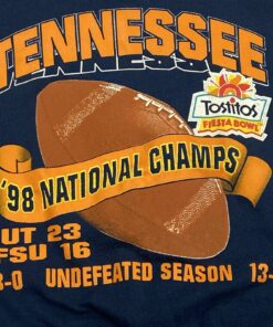 Vintage Navy Tennessee NCAA Champions Crew Neck Sweatshirt Adult