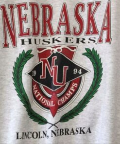 Vintage Nebraska Huskers 1994 National Champions Sweatshirt, Vintage 90S Shirt