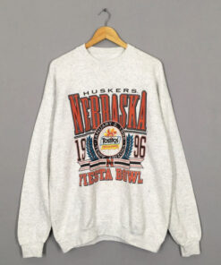 Vintage Nebraska Huskers Sweatshirt, 1996 Nebraska Cornhuskers Fiesta Bowl Champion Sweatshirt, University Nebraska Football Sweater