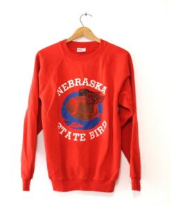 Vintage Nebraska State Bird Football Sweatshirt Gift for NCAA Fans