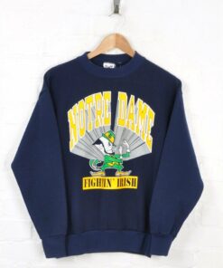 Vintage Notre Dame Fightin' Irish Sweater Navy