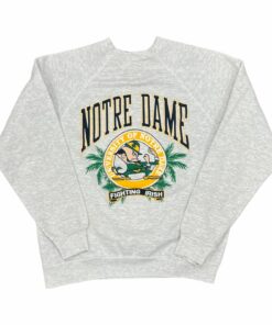 Vintage Notre Dame Fighting Irish Sweatshirt Size Adult