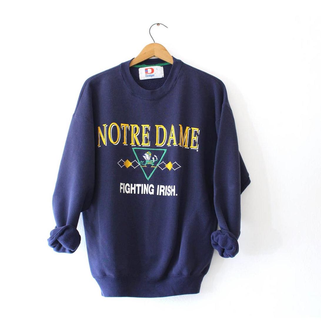 Vintage Notre Dame University Fighting Irish Sweatshirt