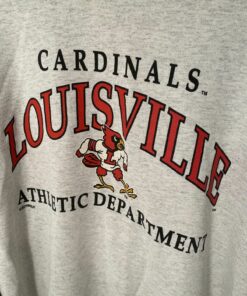 Vintage Nutmeg Louisville Cardinals Sweatshirt University Football Fan Shirt Gifts for NCAA Fans