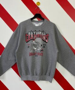 Vintage Ohio State Buckeyes Sweatshirt Ohio Crewneck Miami Hurricanes Sweater Pullover Sportswear