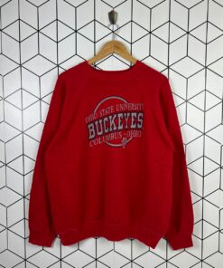 Vintage Ohio State University Buckeyes Columbus Sweatshirt Crewneck American University Vintage