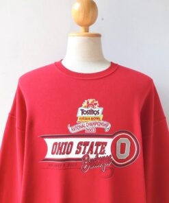 Vintage Ohio State University Buckeyes Hoodie Sweatshirt