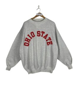 Vintage Ohio State University Buckeyes NCAA Pullover Crewneck Gift