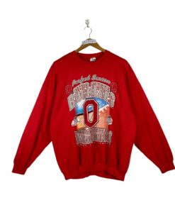 Vintage Ohio State University Buckeyes NCAA Pullover Crewneck Gift For Fan