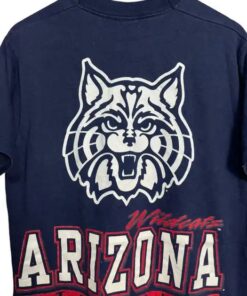 Vintage Original 1990s ARIZONA WILDCATS USA Hanes Single Stitch T Shirt Mens