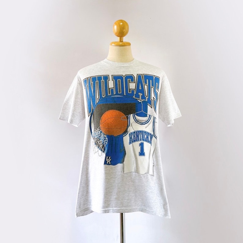 Vintage Screen Stars NCAA Kentucky Wildcats Basketball Shirt