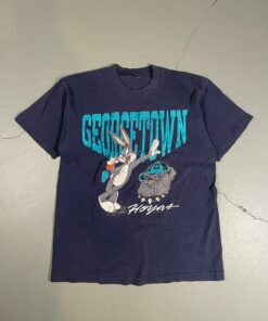Vintage Single Stitch 1993 Georgetown Hoyas x Bugs Bunny Tee