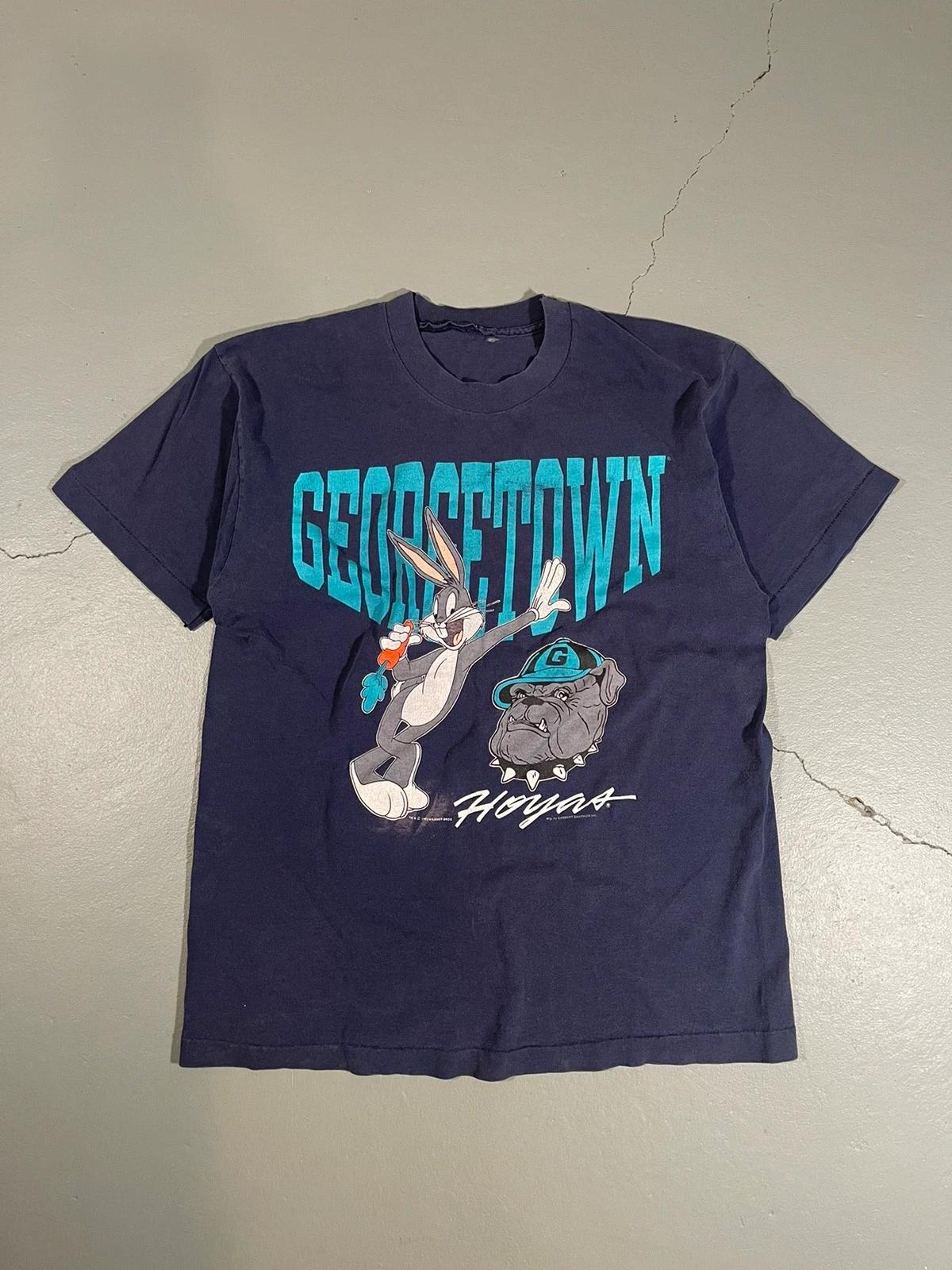 Vintage Single Stitch 1993 Georgetown Hoyas x Bugs Bunny Tee