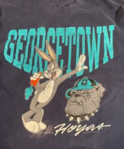 Vintage Single Stitch 1993 Georgetown Hoyas x Bugs Bunny Tee