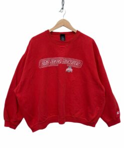 Vintage Starter Sweatshirt Ohio State Buckeyes Sweater Starter Football Team Ohio Ncaa