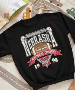 Vintage Style University Of Nebraska Huskers Crewneck Sweatshirt, Vintage 90S Shirt, 1995 Nebraska Huskers Football T Shirt, Hoodie
