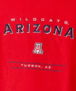 Vintage T-Shirt Wildcats Arizona Logo Print Red