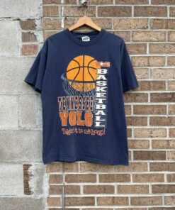 Vintage Tennessee Vols Basketball Sweatshirt Reprinted