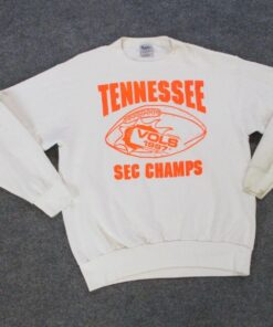 Vintage Tennessee Vols Sweatshirt 1997 SEC Champions Mens Reprinted