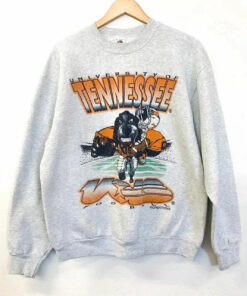 Vintage Tennessee Vols Sweatshirt, Football Cartoon University of Tennessee Shirt Hoodie Reprinted