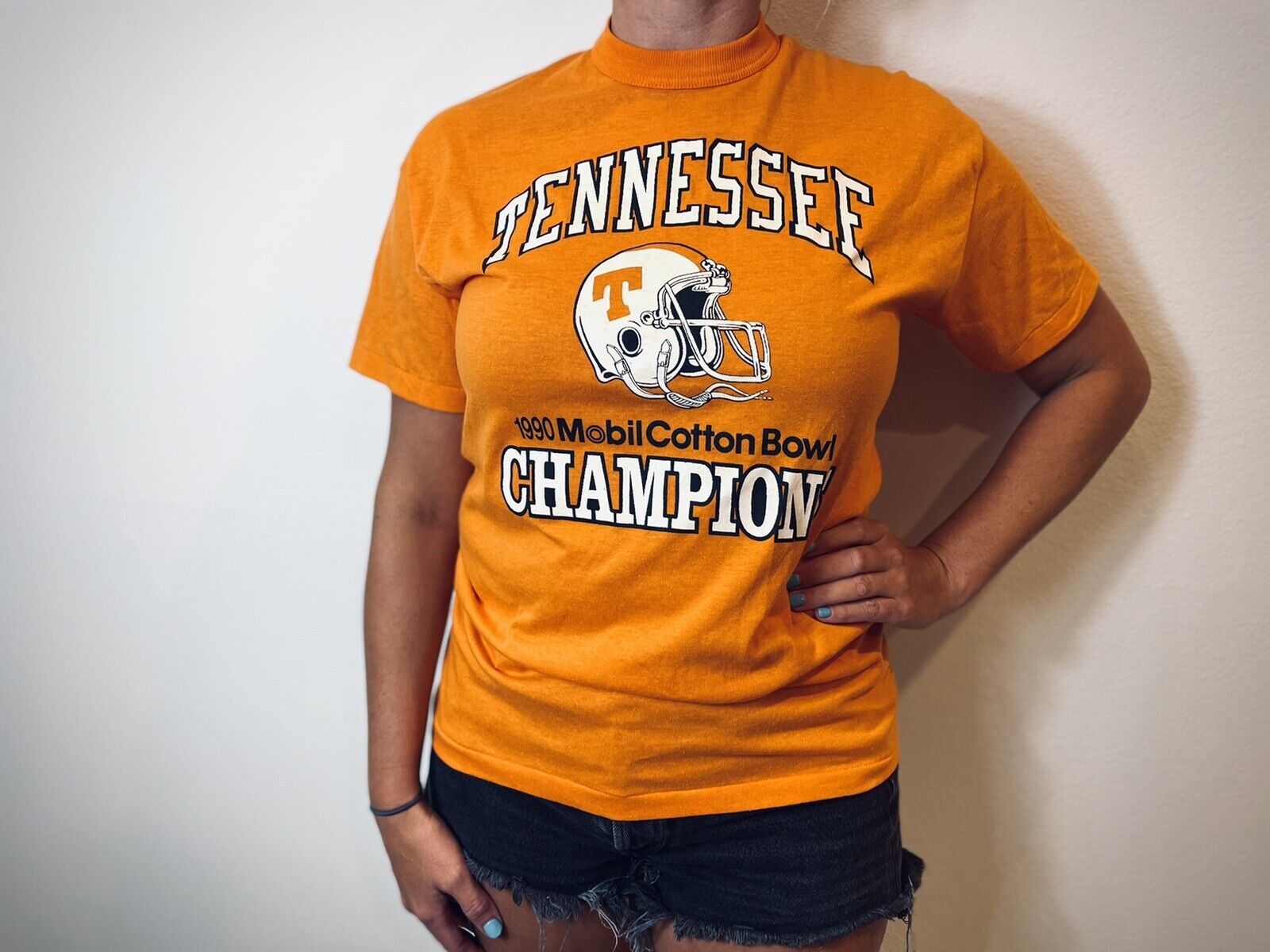 Vintage Tennessee Volunteers 1990 Cotton Bowl Champions T Shirt Hoodie Sweatshirt