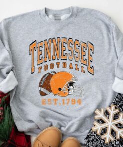 Vintage Tennessee Volunteers Football Crewneck Sweatshirt Reprinted