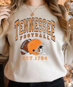 Vintage Tennessee Volunteers Football Crewneck Sweatshirt Reprinted