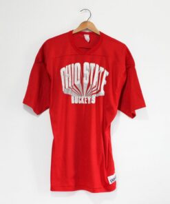 Vintage The Ohio State University Buckeyes OSU Jersey T Shirt Large